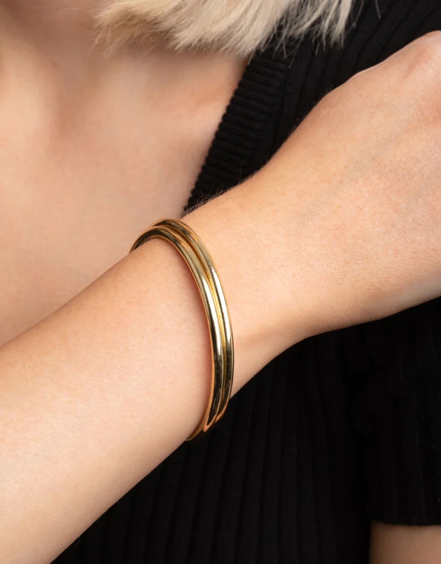 Lovisa - Gold Plated Bangle Set
