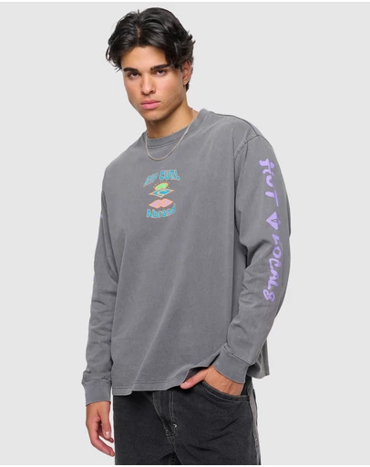 Abrand - Rip Curl Hot Locals Vintage Tee Longsleeve