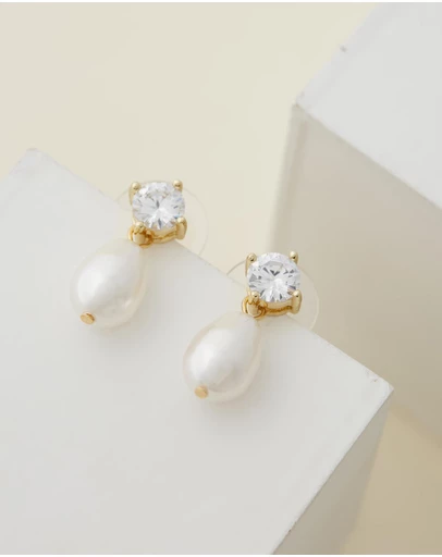 Stephanie Browne - Twinkle Pearl Earrings