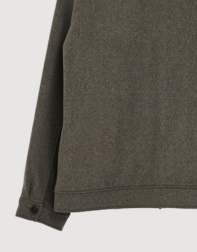 Revibe - Repaired AERE Wool Double Zip Jacket - International-L