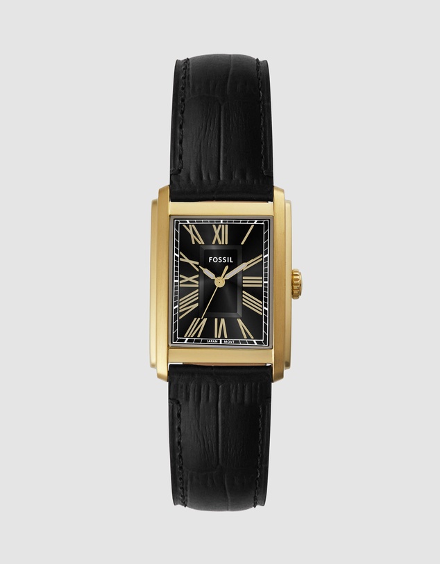 Fossil - Carraway Black Analogue Watch
