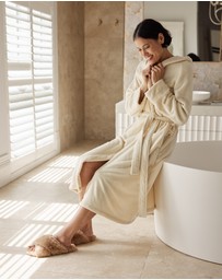 Papinelle - Long Plush Hooded Robe