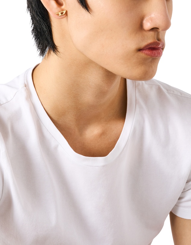 Diesel - Steel Gold Tone Earring