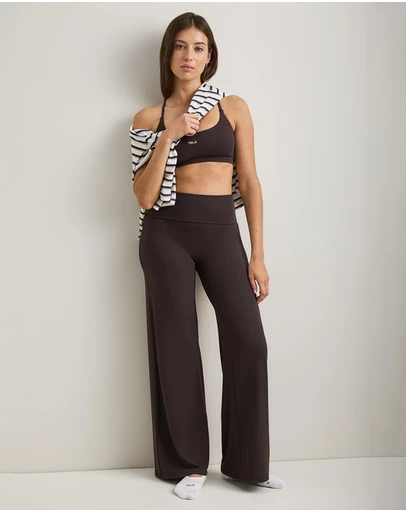 TALA - Softset Fold Waist Wide Leg Trousers