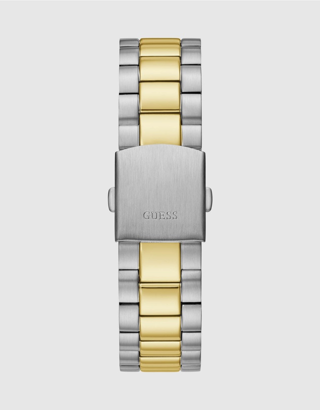 GUESS - Guess Gents and Ladies Set - Connoisseur Two Tone Gents & Mini Luna Gold Tone