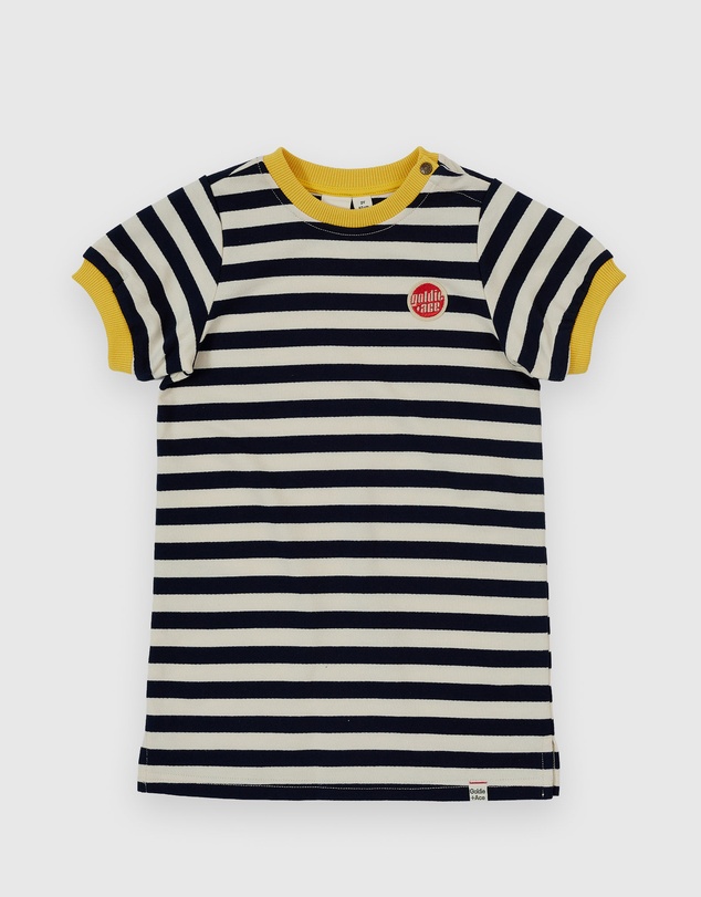 Goldie + Ace - Stripe Ringer T-Shirt Dress - Babies-Kids