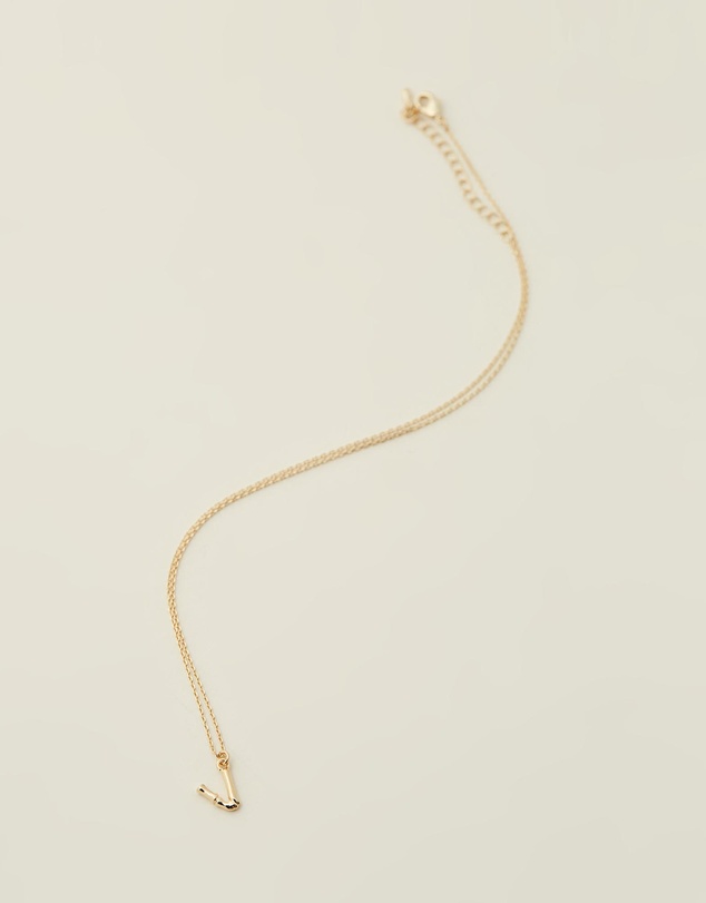 Zahar - Letter V Necklace