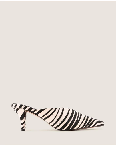Shelly Shen - Blake Low Heels Zebra