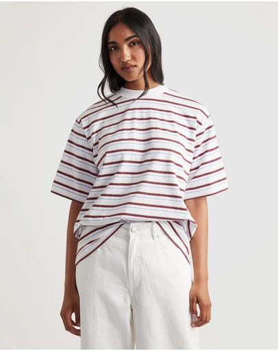 Decjuba - Isabella Oversized Stripe Tee