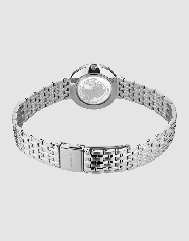 Bering - Bering Classic 26mm Polished Silver Strap Watch