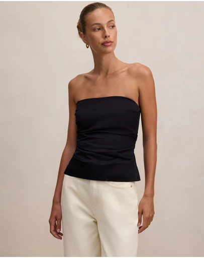 Forever New - Reese Gathered Strapless Top