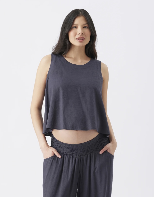 Ripe Maternity - Gillian Linen Nursing Top