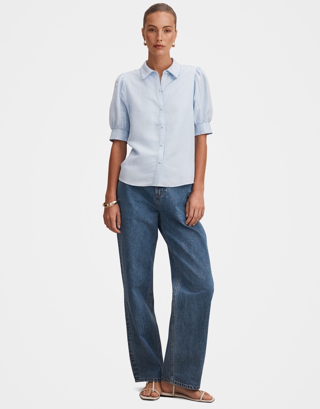 Forever New - Finley Trim Detail Blouse