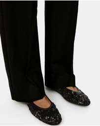 ARKET - Kitt Sequin MJ Flats - Women's