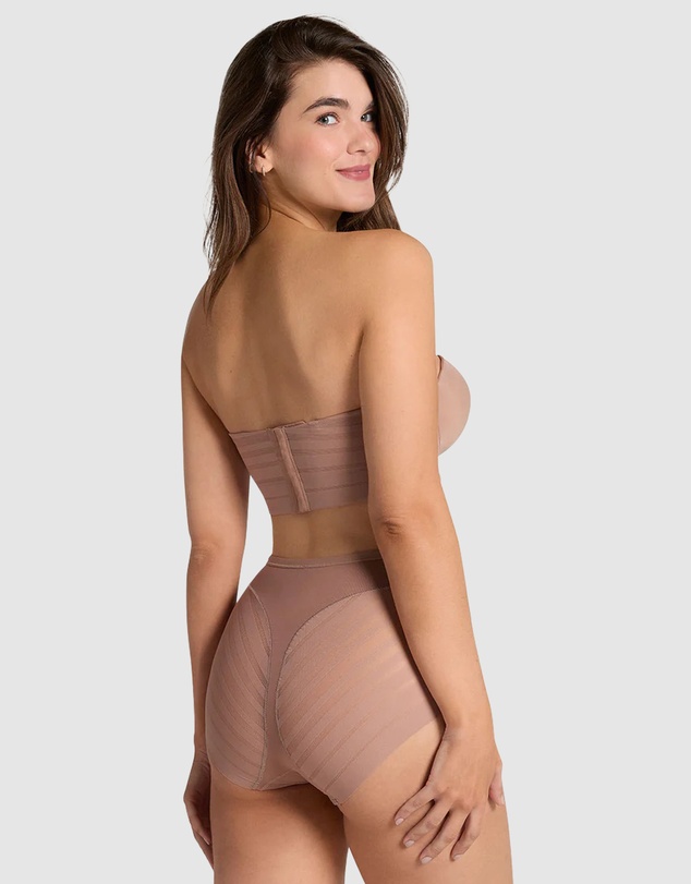 Leonisa - Lace Stripe Undetectable Seamless Shaping Brief