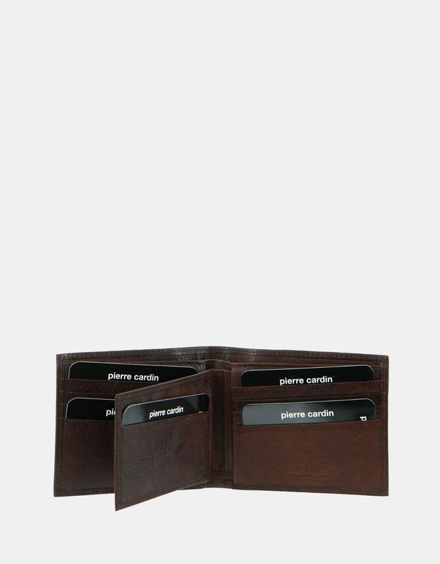 Pierre Cardin - Pierre Cardin Rustic Leather Bi-Fold Men's Wallet