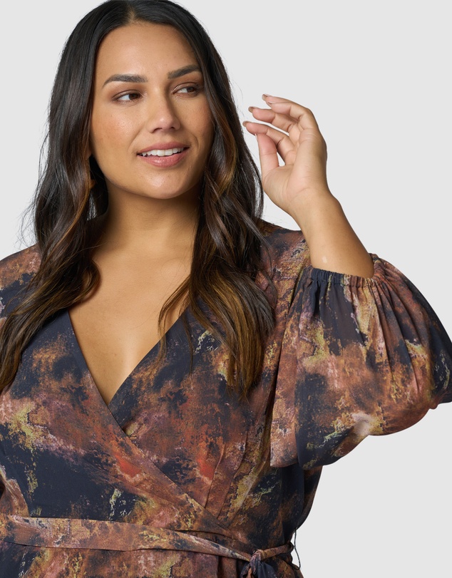Pink Dusk by Curve Project - Temptress Maxi Dress