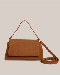 VESTIRSI - Celeste Cognac Clutch Crossbody Bag