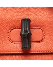Pre-Loved by Azura Reborn - Pre-Loved Small Leather Bamboo Daily Satchel