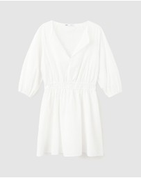 M.N.G - Embroidered Short Dress