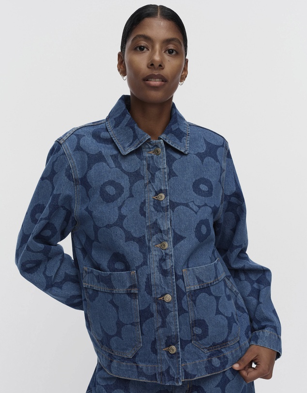 Marimekko - Maridenim Näkymä Unikko Jean jacket