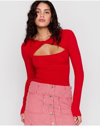 MINKPINK - Rosa Twist Front Top