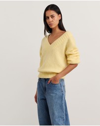 Jag - Lily V Neck Knit
