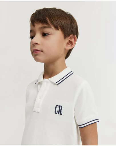 Country Road - Organically Grown Cotton Logo Polo Shirt
