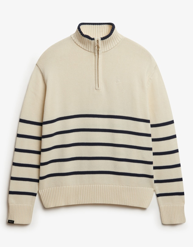 Superdry - Cotton Half Zip Knit