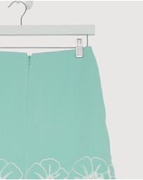 Revibe - Repaired BY JOHNNY. Cabana Mini Skirt - AU 8