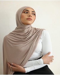 Mod Squad - Luxe Jersey Hijab- Fawn