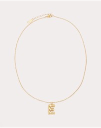 Petit Moments - Bubble Initial Necklace - All Letters