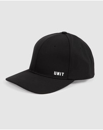 UNIT - UNIT Mens Performance Headwear - Curve Peak Snapback Cap