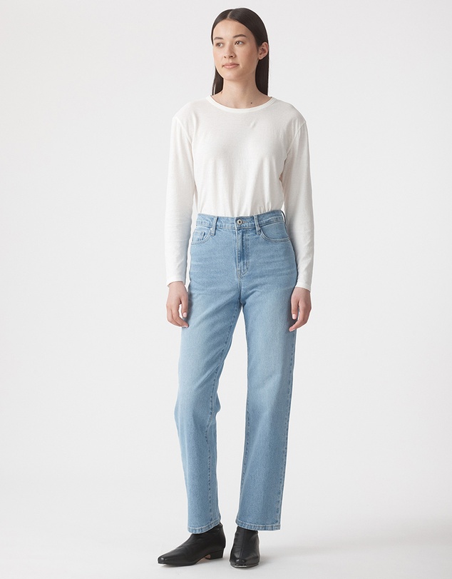 Outland Denim - Zoe High Straight Jeans
