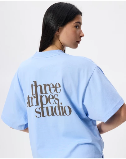 adidas Sportswear - 3 Stripes Studio Boyfriend Tee