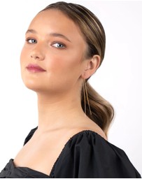 Lovisa - Gold Plated Sterling Silver Long Thread Through Earrings