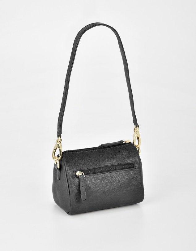Cobb & Co - Botany Classic Barrel Leather Crossbody Bag