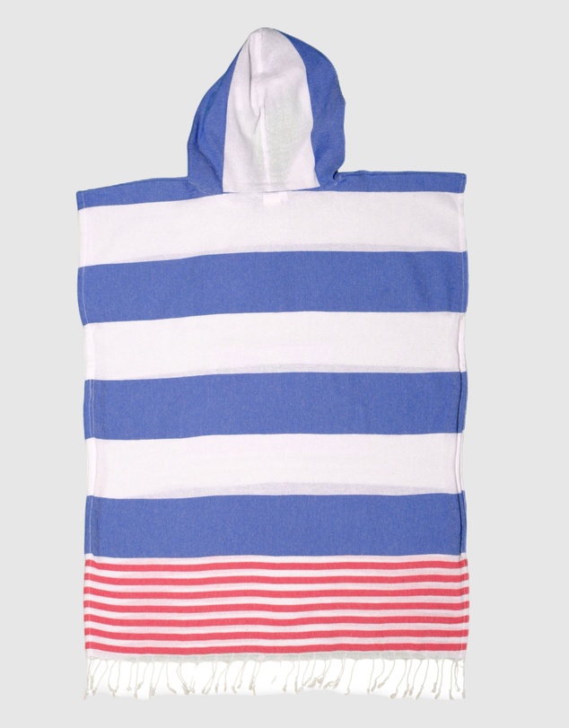 Tolu Australia - Adult Hooded Beach Towel in Sailor Blue – Quick-Dry Swim Poncho for Swimming & Surfing