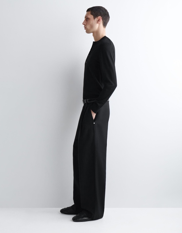 COS - Pleated Relaxed-Fit Wide-Leg Denim Trousers