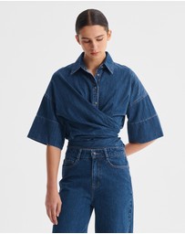Morrison - Tatum Denim Wrap Shirt