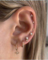 Luna Rae - Solid Gold - Diamond Dancer Earrings