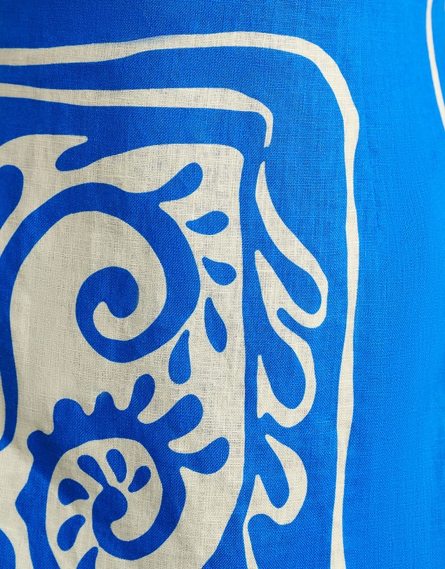 Jag - Ceezee Asymmetric Linen Mini Dress