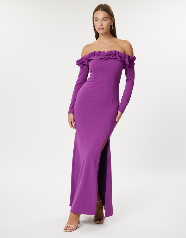 Romance by Honey and Beau - Aria Off Shoulder Maxi Dress