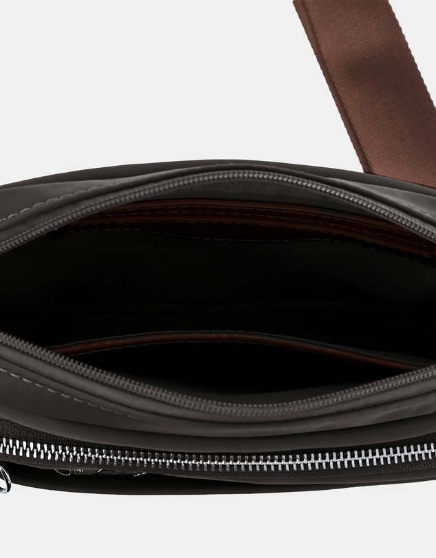 Pierre Cardin - Pierre Cardin RFID Anti-Theft Nylon Crossbody Bag
