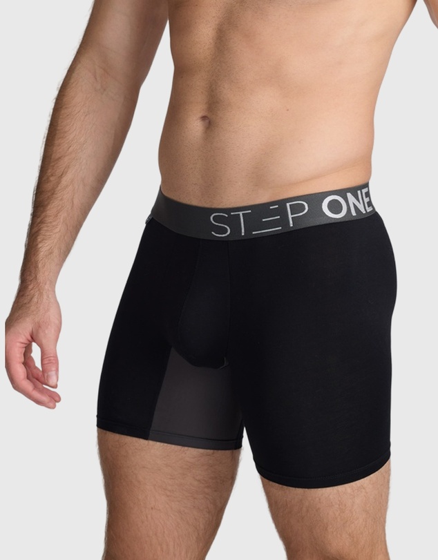 STEP ONE - Boxer Brief - Black Currants 3 Pack