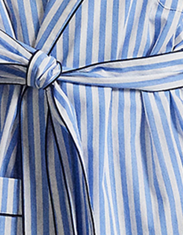 Polo Ralph Lauren - Shirting Stripes Heritage Long Cotton Robe