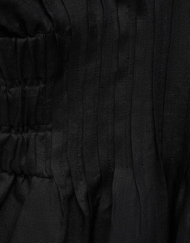 M.N.G - Felicia Linen Dress with Gathered Panel