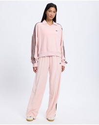 adidas Originals - Terry Towel V Neck Long Sleeve Top