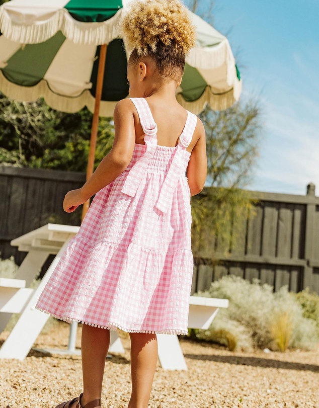 Minihaha - Pink Gingham Sundress - Kids