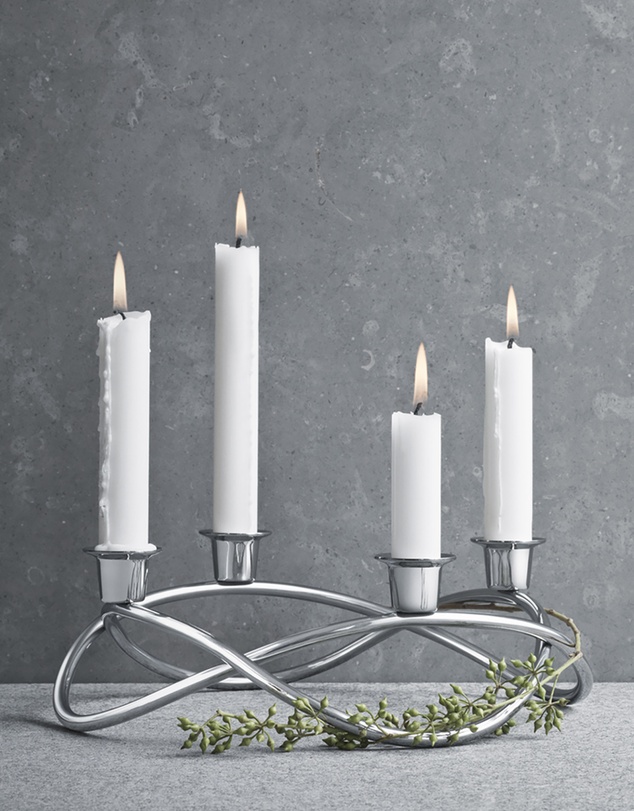 Georg Jensen - Season Candleholder STEEL